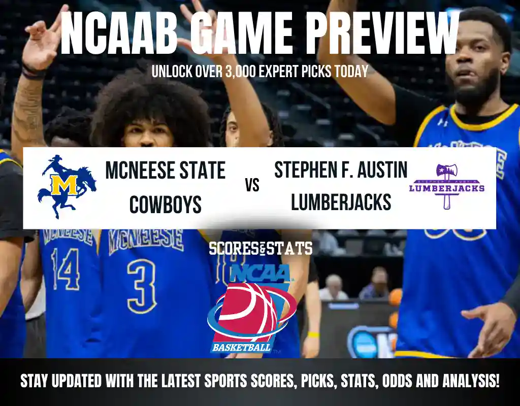 McNeese State Cowboys vs Stephen F. Austin Lumberjacks betting preview with odds, predictions, and best bets.