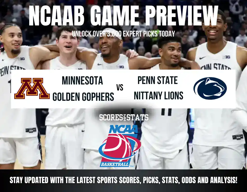 Minnesota Golden Gophers vs Penn State Nittany Lions betting preview with odds, predictions, and best bets.