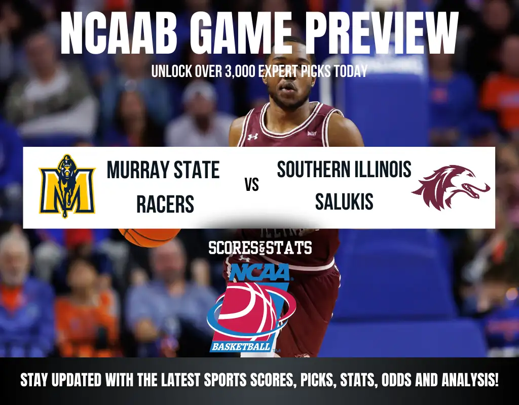 Murray State Racers vs Southern Illinois Salukis betting preview with odds, predictions, and best bets.