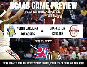 North Carolina A&T Aggies vs Charleston Cougars betting preview with odds, predictions, and best bets.