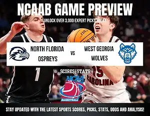North Florida Ospreys vs West Georgia Wolves betting preview with odds, predictions, and best bets.