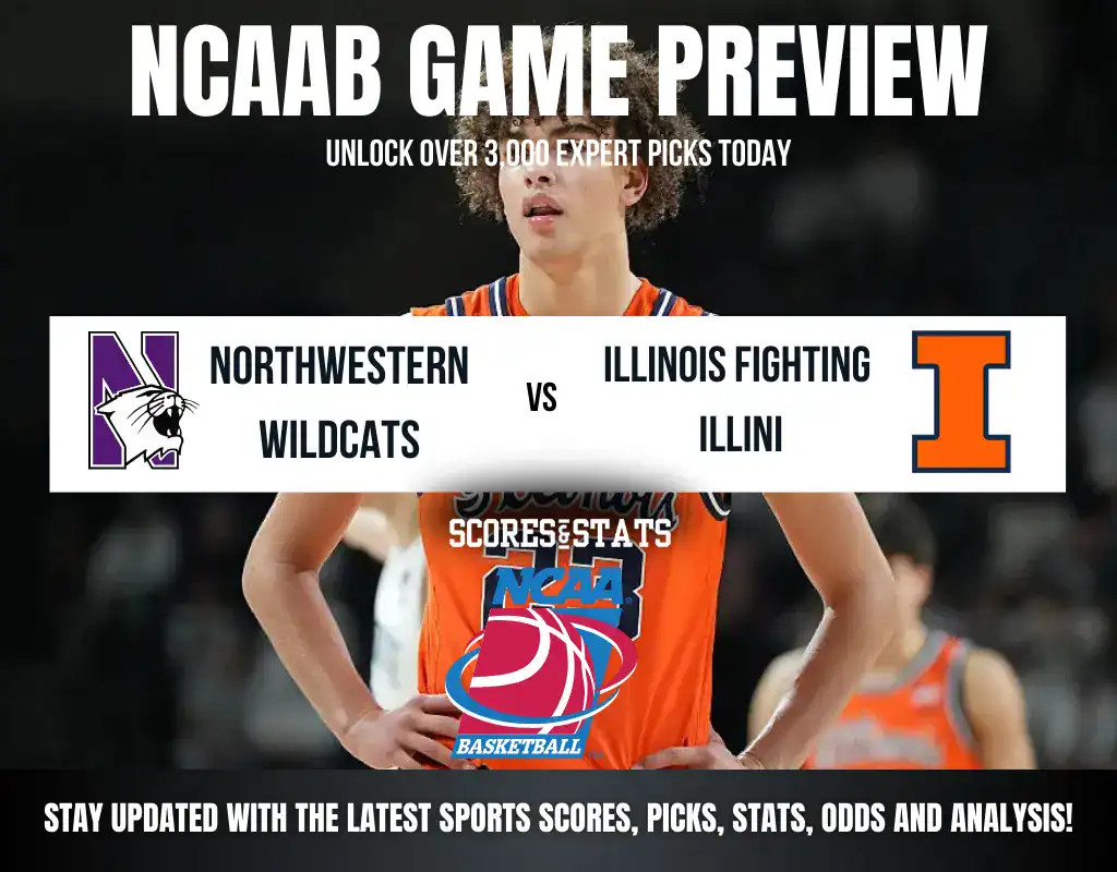 Northwestern Wildcats vs Illinois Fighting Illini betting preview with odds, predictions, and best bets.
