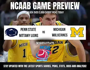 Penn State Nittany Lions vs Michigan Wolverines betting preview with odds, predictions, and best bets.