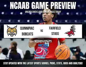 Quinnipiac Bobcats vs Fairfield Stags betting preview with odds, predictions, and best bets.