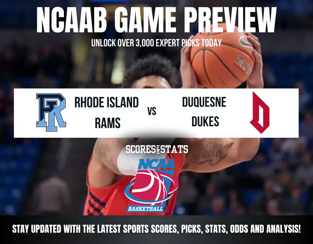 Rhode Island Rams vs Duquesne Dukes betting preview with odds, predictions, and best bets.