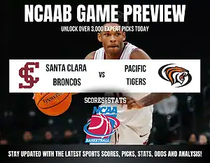 Santa Clara Broncos vs Pacific Tigers betting preview with odds, predictions, and best bets.