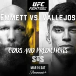 UFC 269 Emmett vs. Vallejos fight poster