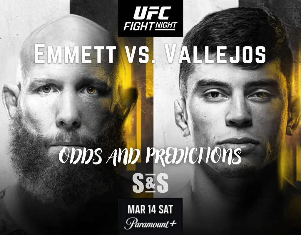 UFC 269 Emmett vs. Vallejos fight poster