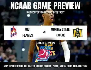 UIC Flames vs Murray State Racers betting preview with odds, predictions, and best bets.