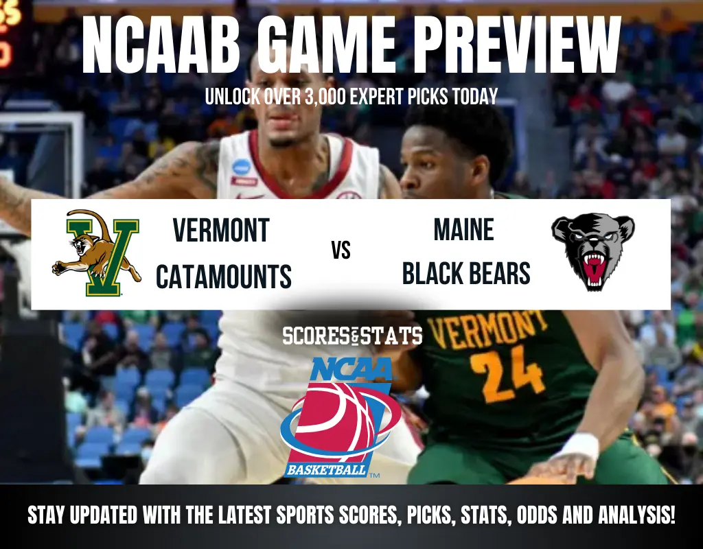 Vermont Catamounts vs Maine Black Bears betting preview with odds, predictions, and best bets.