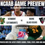 Vermont Catamounts vs Maine Black Bears betting preview with odds, predictions, and best bets.