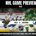 NHL Game Preview: Wild vs Lightning. Stay updated with the latest sports scores, picks, stats, odds and analysis.