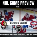 NHL Game Preview featuring Senators vs Canadiens. Stay updated with the latest sports scores, picks, stats, odds, and analysis.