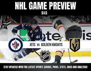 NHL Game Preview: Jets vs Golden Knights. Stay updated with the latest sports scores, picks, stats, odds and analysis.