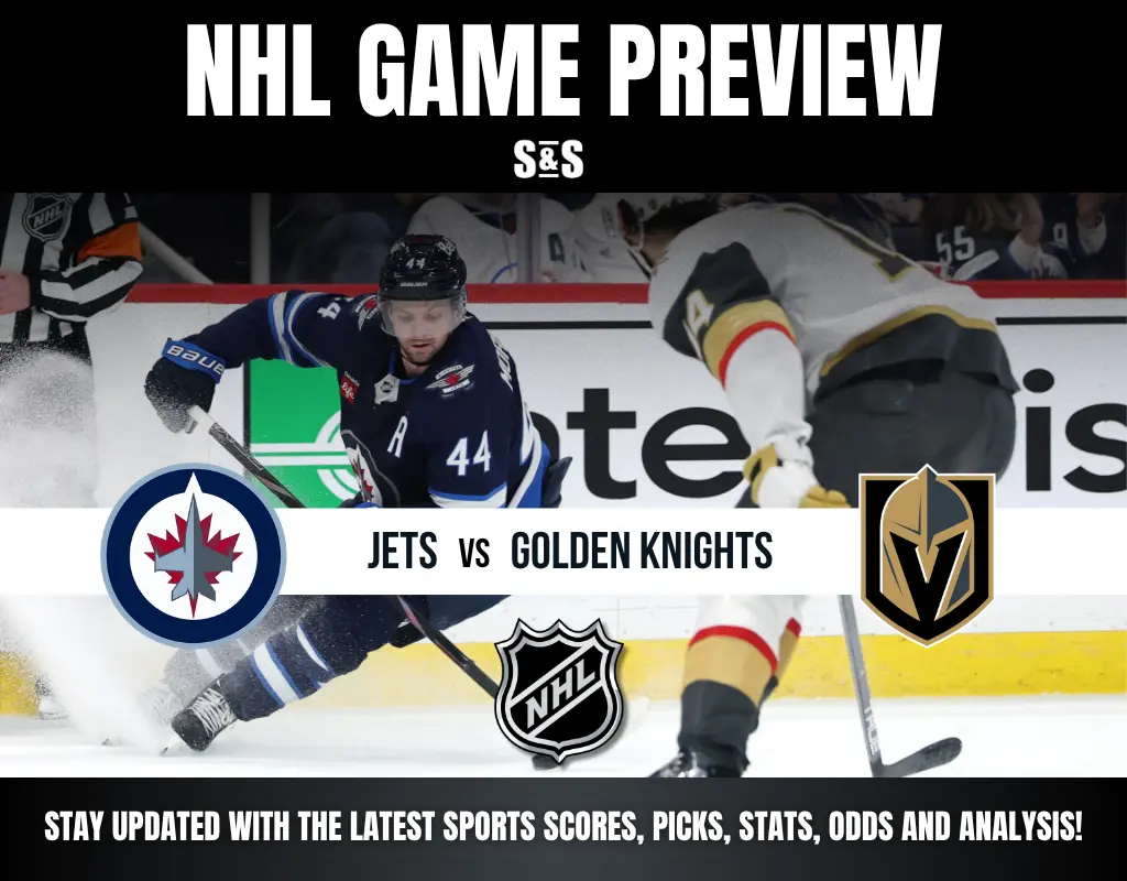 NHL Game Preview: Jets vs Golden Knights. Stay updated with the latest sports scores, picks, stats, odds and analysis.