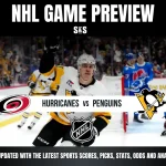 NHL Game Preview: Hurricanes vs Penguins. Stay updated with the latest sports scores, picks, stats, odds and analysis!