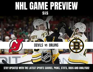 NHL Game Preview: Devils vs Bruins. Stay updated with the latest sports scores, picks, stats, odds, and analysis.