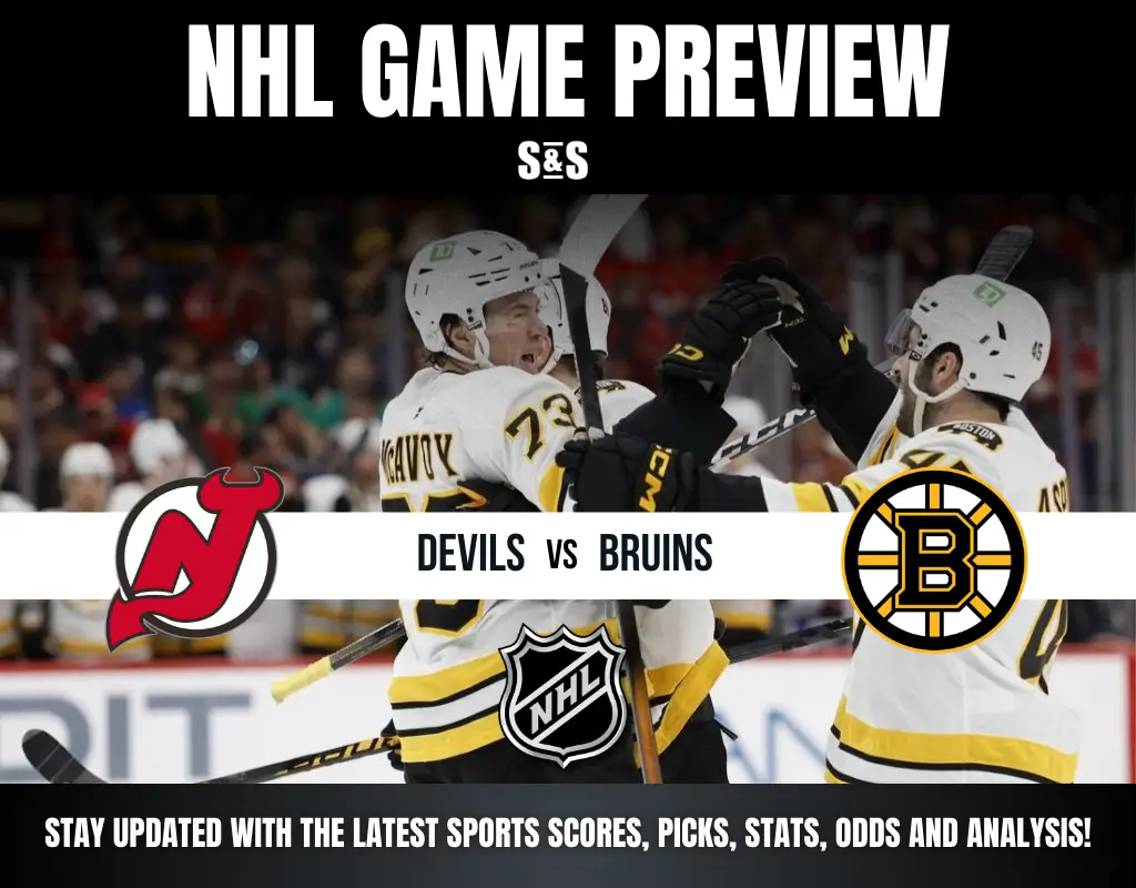 NHL Game Preview: Devils vs Bruins. Stay updated with the latest sports scores, picks, stats, odds, and analysis.