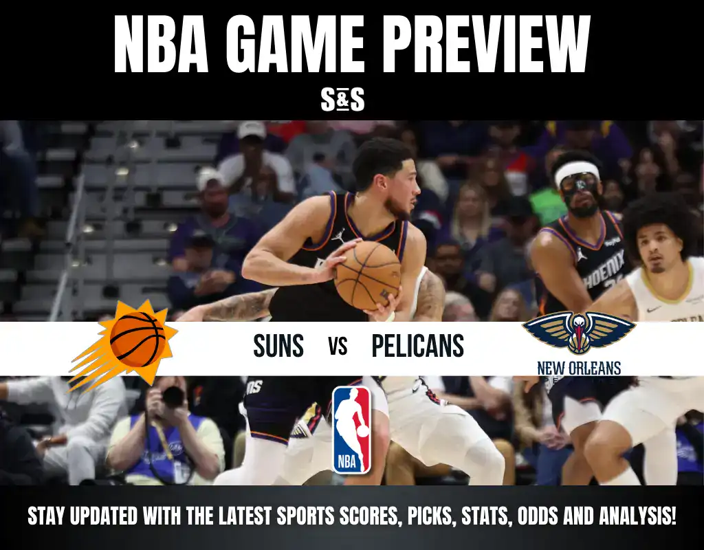 NBA Game Preview: Suns vs Pelicans, featuring players from both teams.