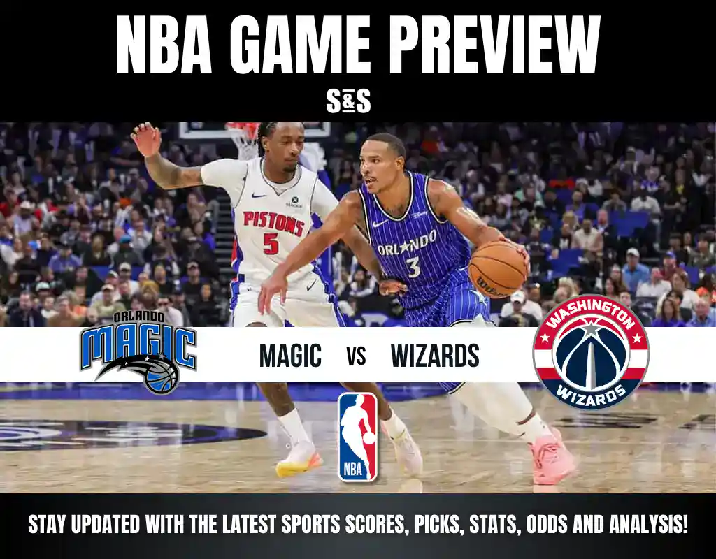 NBA Game Preview featuring Orlando Magic vs. Washington Wizards.