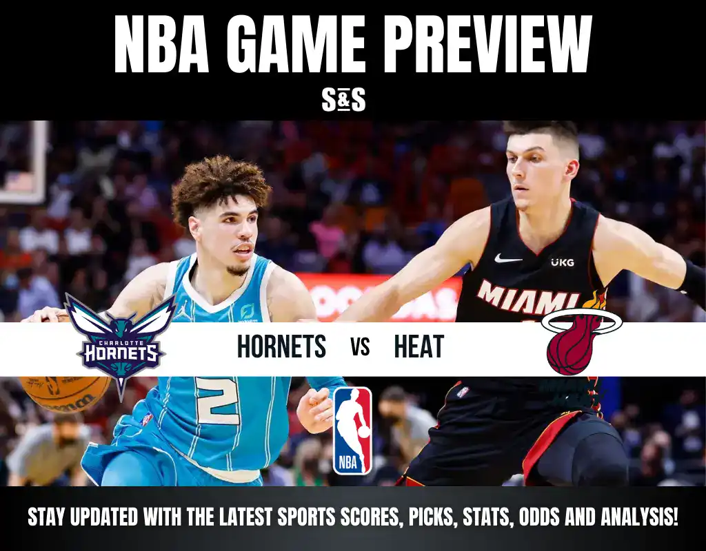 NBA Game Preview featuring Charlotte Hornets vs Miami Heat.