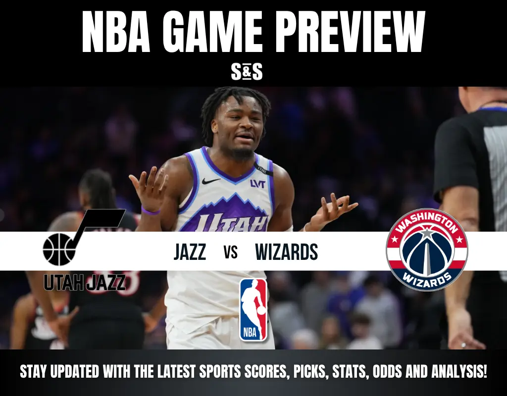 NBA game preview between the Utah Jazz and Washington Wizards.
