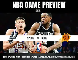 NBA Game Preview featuring the Spurs and Suns.