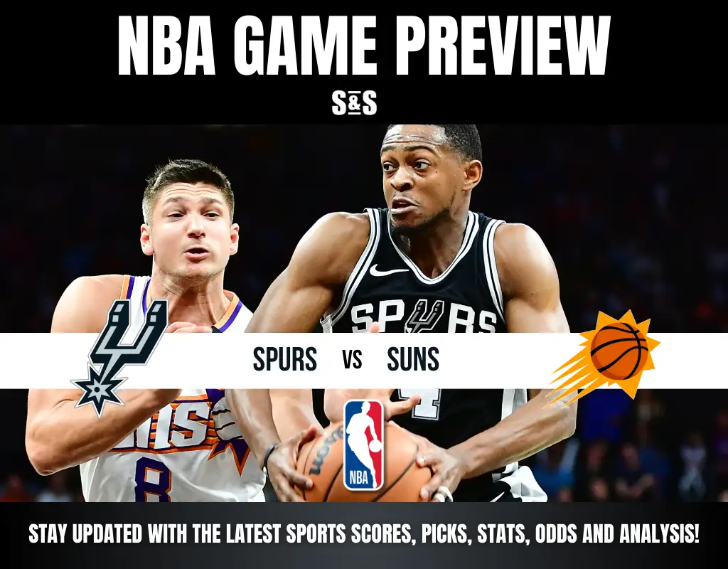 NBA Game Preview featuring the Spurs and Suns.