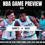 NBA Game Preview featuring Charlotte Hornets vs Orlando Magic.