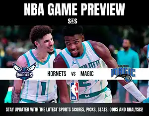 NBA Game Preview featuring Charlotte Hornets vs Orlando Magic.