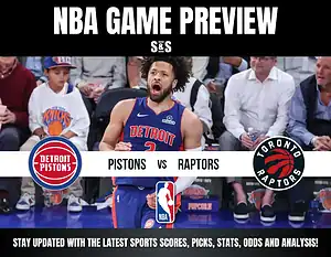 NBA game preview between the Detroit Pistons and Toronto Raptors.