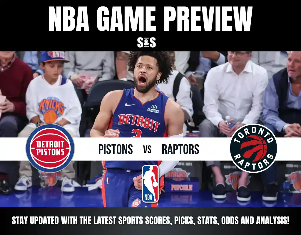 NBA game preview between the Detroit Pistons and Toronto Raptors.