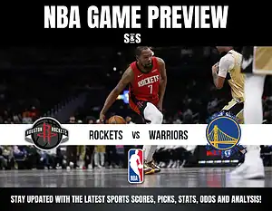 NBA GAME PREVIEW featuring the Houston Rockets vs. Golden State Warriors.