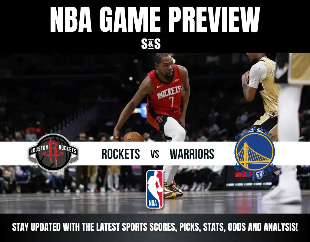 NBA GAME PREVIEW featuring the Houston Rockets vs. Golden State Warriors.