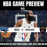 NBA Game Preview featuring Orlando Magic vs. Cleveland Cavaliers.