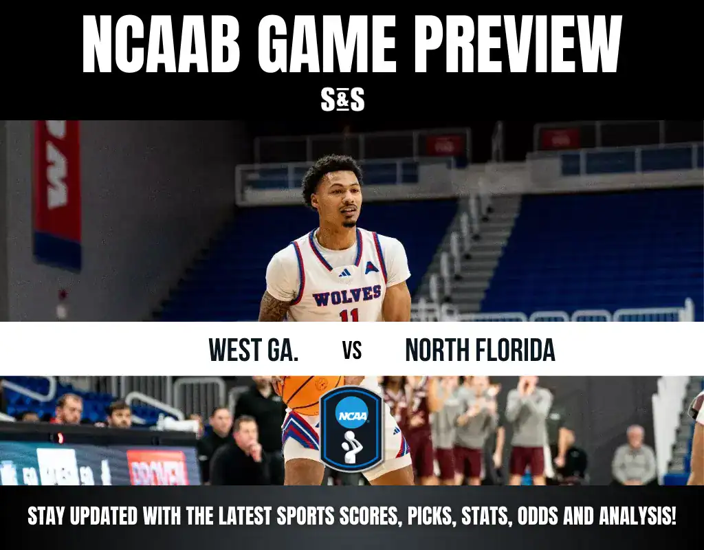 NCAAB Game Preview: West Ga. vs North Florida. Stay updated with the latest sports scores, picks, stats, odds and analysis!