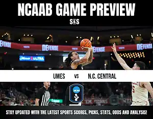 NCAA basketball game preview featuring UMES vs. N.C. Central with a focus on defense and game highlights.
