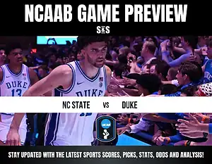 Duke basketball players interact with fans during a lively game preview against NC State, showcasing team spirit and excitement.