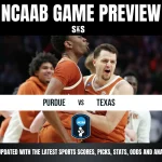NCAAB Game Preview featuring Purdue vs Texas. Stay updated with the latest sports scores, picks, stats, odds, and analysis.