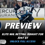Winnipeg Jets vs New York Rangers preview image with both team logos, a relevant hockey background, and the ScoresAndStats logo.