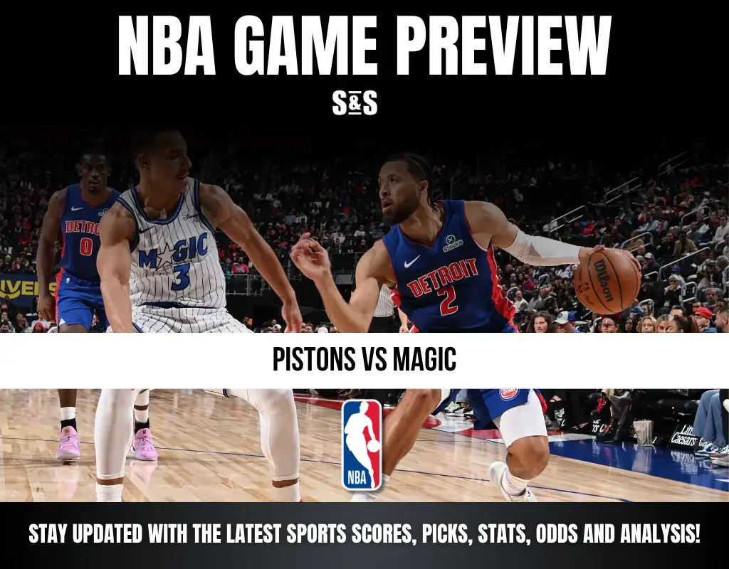 NBA Game Preview - Pistons vs Magic. Stay updated with the latest sports scores, picks, stats, odds and analysis.