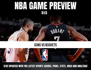 NBA Game Preview featuring Suns vs Rockets.