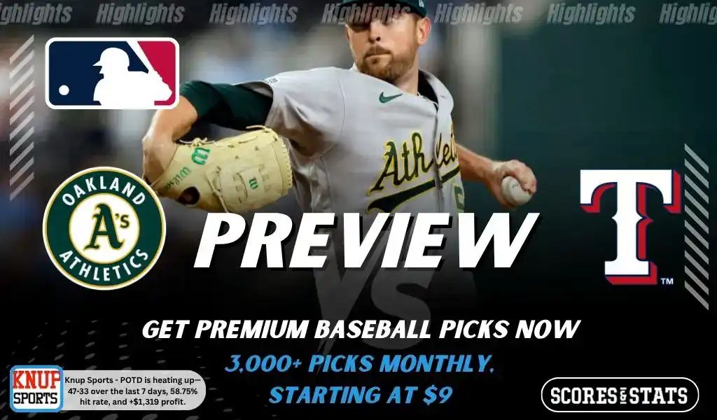 Oakland Athletics vs. Texas Rangers
