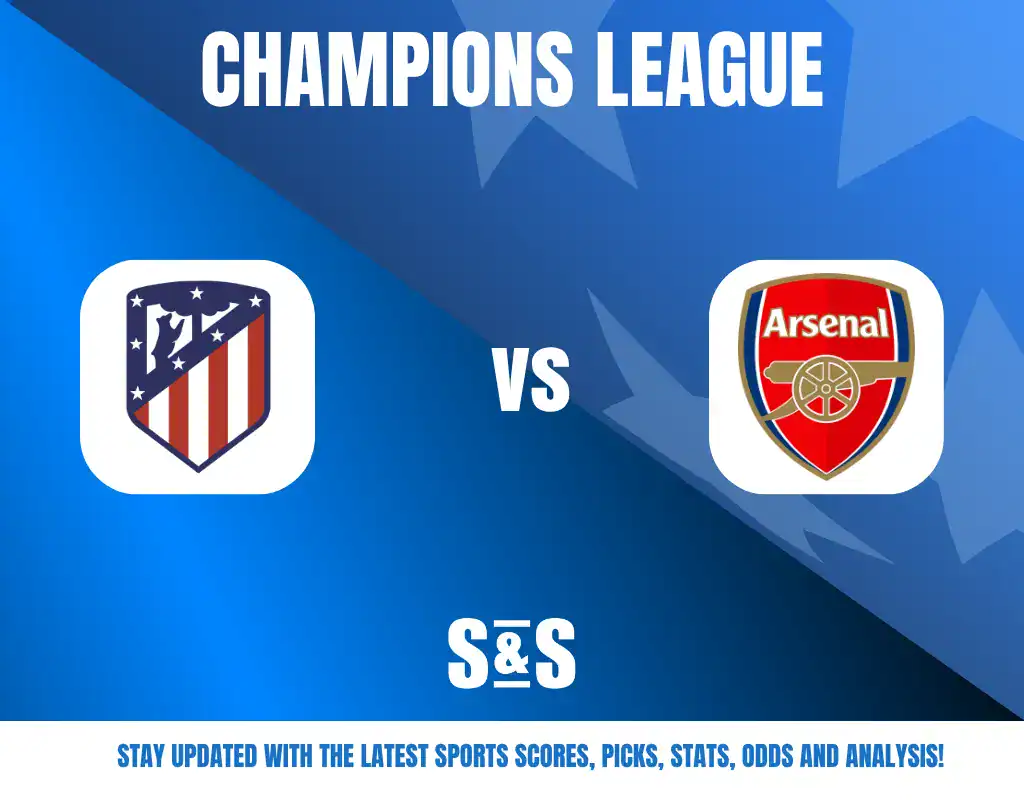 Champions League: Atletico Madrid vs Arsenal. Stay updated with the latest sports scores, picks, stats, odds and analysis!