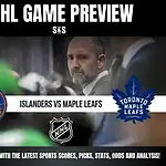 NHL Game Preview featuring the matchup between the New York Islanders and the Toronto Maple Leafs, with a focus on sports scores, picks, stats, odds, and analysis.