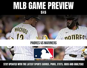 MLB Game Preview: Padres vs Mariners with players displayed. Stay updated with the latest sports scores, picks, stats, odds, and analysis.