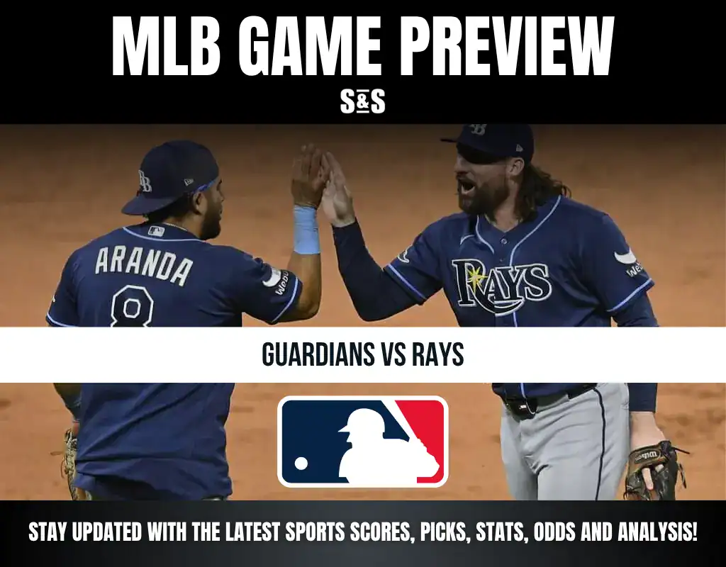 MLB Game Preview featuring Guardians vs Rays, with a focus on staying updated with the latest sports scores, picks, stats, odds, and analysis.