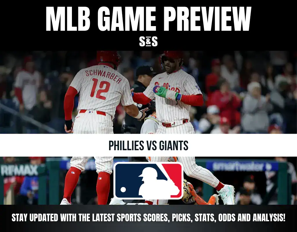 MLB Game Preview: Phillies vs Giants, Stay updated with the latest sports scores, picks, stats, odds and analysis.