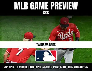 MLB Game Preview. Twins vs Reds. Stay updated with the latest sports scores, picks, stats, odds and analysis!