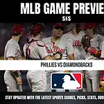 MLB GAME PREVIEW: PHILLIES vs DIAMONDBACKS. Stay updated with the latest sports scores, picks, stats, odds and analysis.